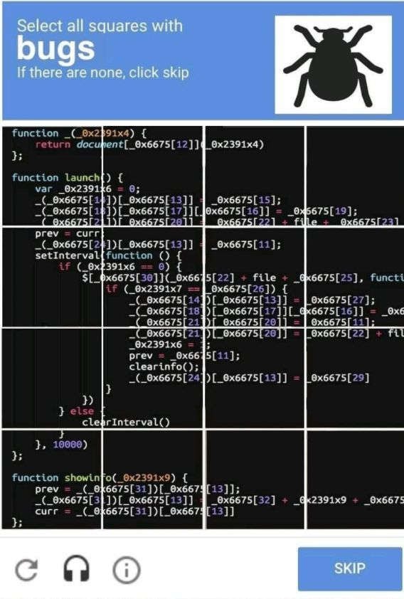 capcha-bugs