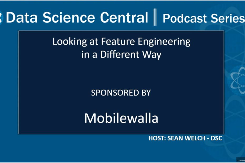 DSC Podcast Series: Looking at Feature Engineering in a Different Way – Vimeo thumbnail