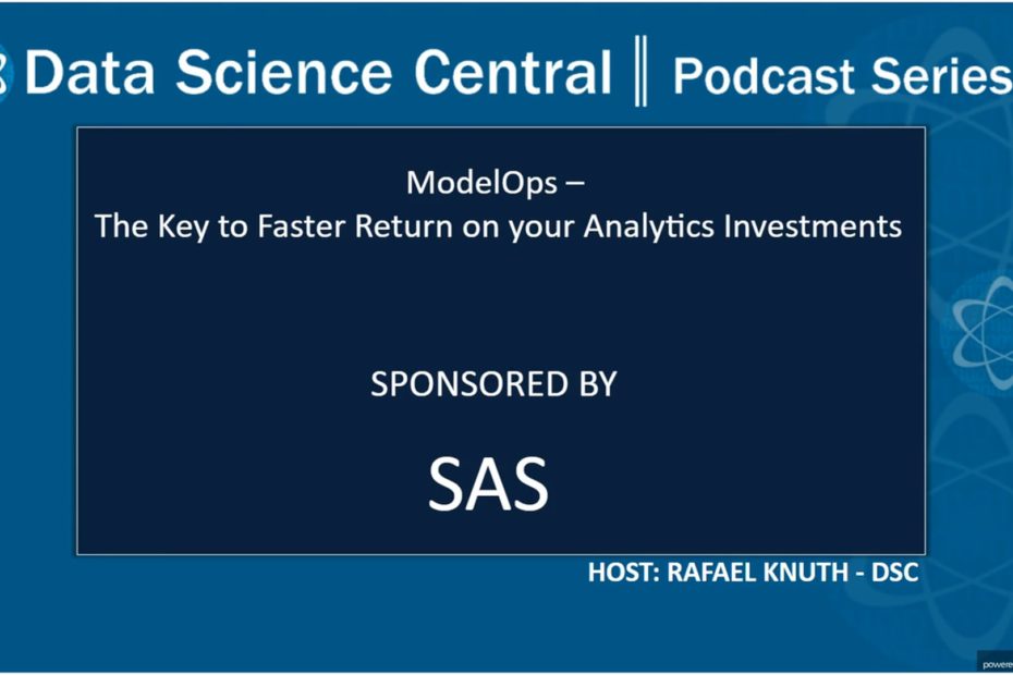 DSC Podcast Series: ModelOps – The Key to Faster Return on your Analytics Investments – Vimeo thumbnail