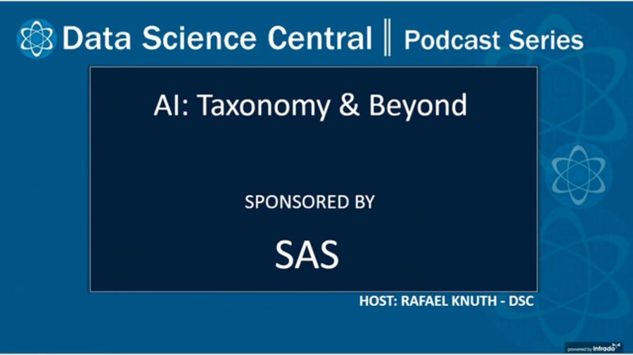 DSC Podcast Series: AI: Taxonomy & Beyond – Vimeo thumbnail