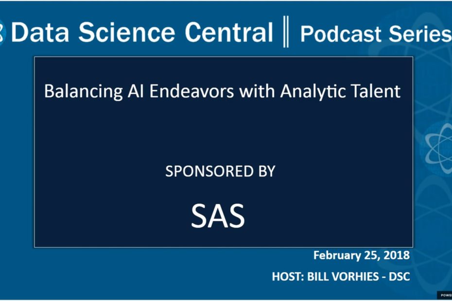 DSC Podcast Series: Balancing AI Endeavors with Analytic Talent – Vimeo thumbnail