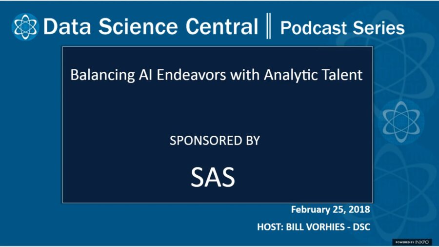 DSC Podcast Series: Balancing AI Endeavors with Analytic Talent – Vimeo thumbnail