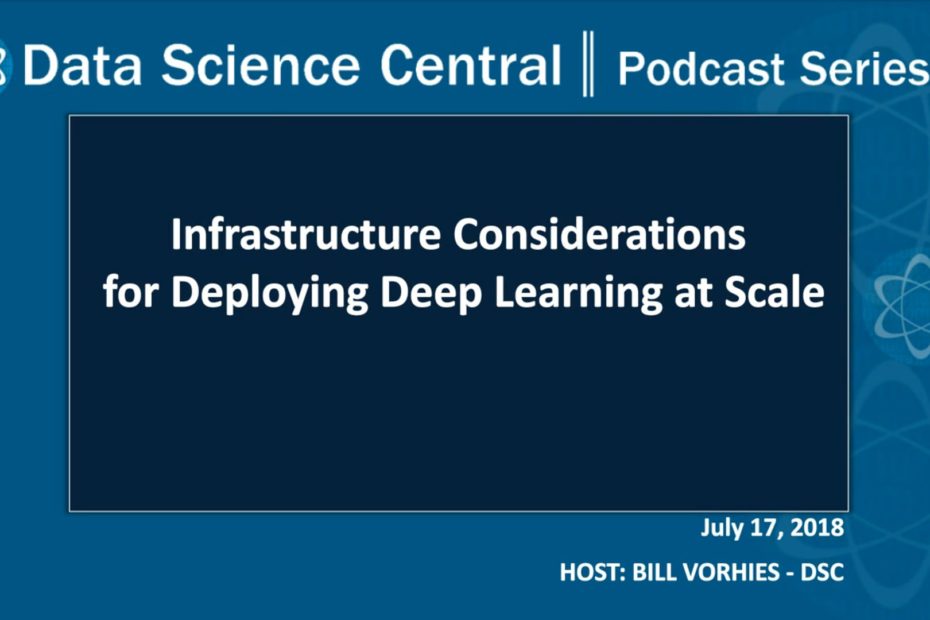 DSC Podcast Series: Infrastructure Considerations for Deploying Deep Learning at Scale – Vimeo thumbnail