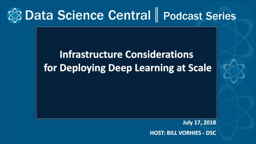 DSC Podcast Series: Infrastructure Considerations for Deploying Deep Learning at Scale – Vimeo thumbnail