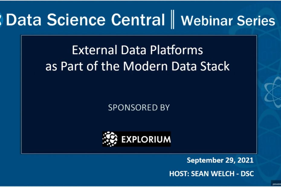DSC Webinar Series: External Data Platforms as Part of the Modern Data Stack – Vimeo thumbnail