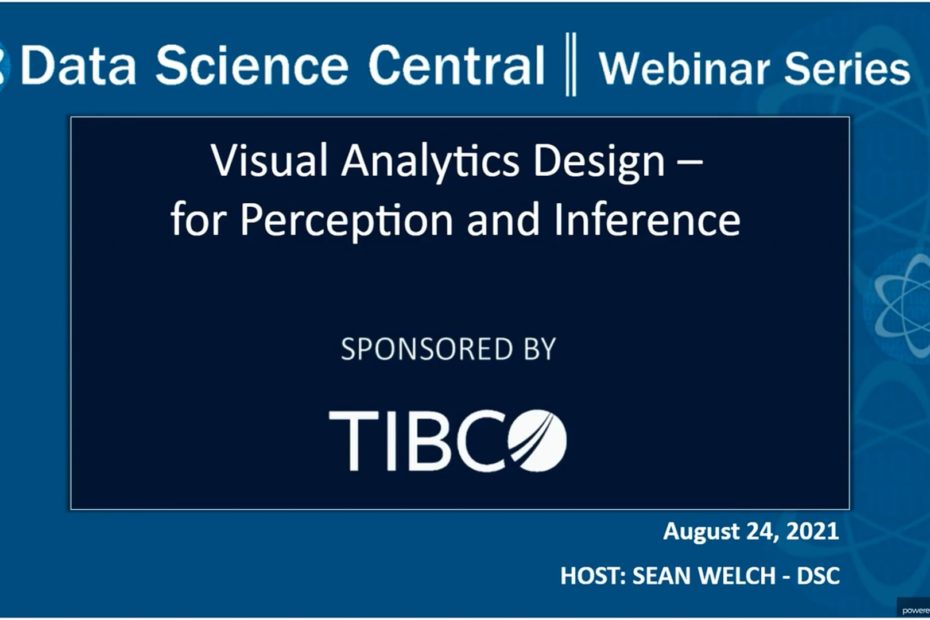 DSC Webinar Series: Visual Analytics Design – for Perception and Inference – Vimeo thumbnail