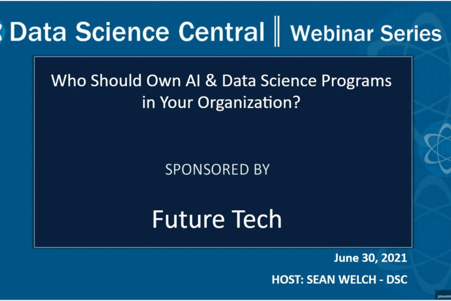 DSC Webinar Series: Who Should Own AI & Data Science Programs in Your Organization? – Vimeo thumbnail