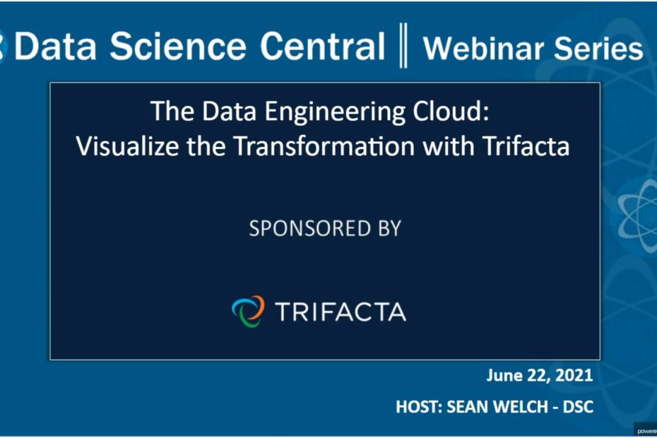 DSC Webinar Series: The Data Engineering Cloud: Visualize the Transformation with Trifacta – Vimeo thumbnail