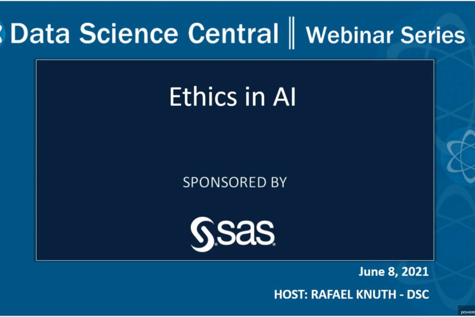 DSC Webinar Series: Ethics in AI – Vimeo thumbnail