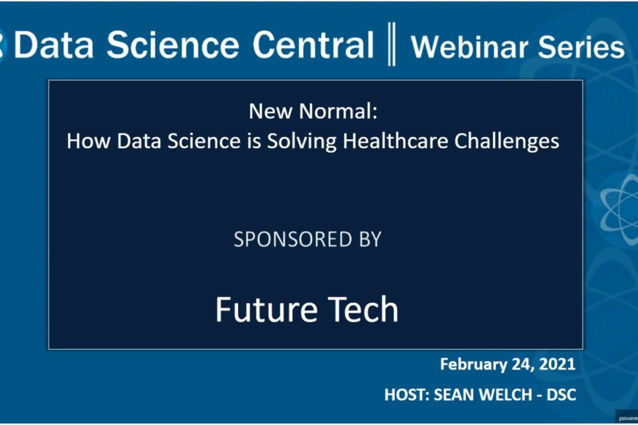 DSC Webinar Series: New Normal: How Data Science is Solving Healthcare Challenges – Vimeo thumbnail