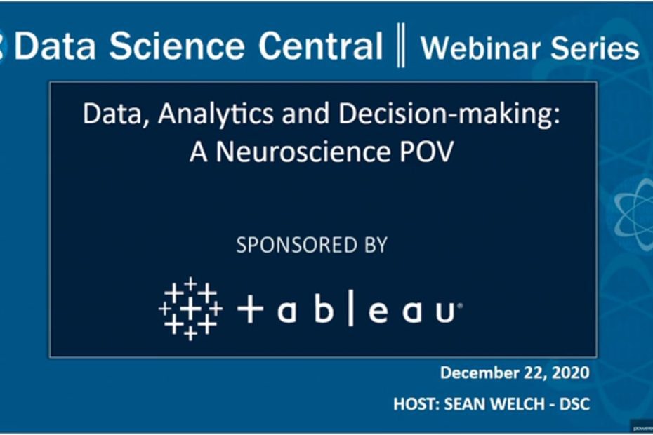 DSC Webinar Series: Data, Analytics and Decision-making: A Neuroscience POV – Vimeo thumbnail