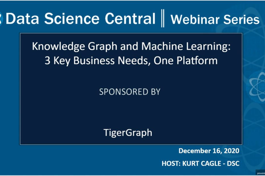 DSC Webinar Series: Knowledge Graph and Machine Learning: 3 Key Business Needs, One Platform – Vimeo thumbnail
