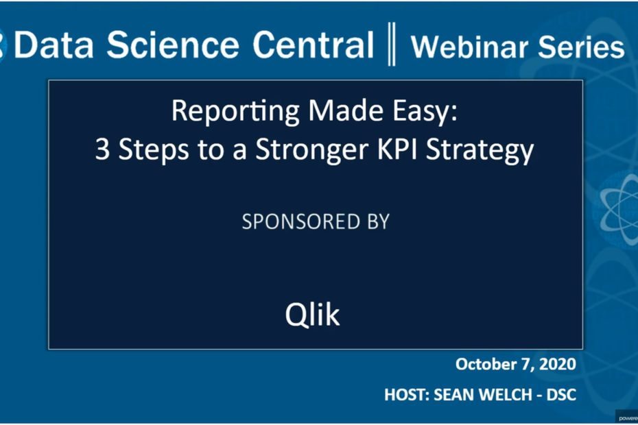 DSC Webinar Series: Reporting Made Easy: 3 Steps to a Stronger KPI Strategy – Vimeo thumbnail