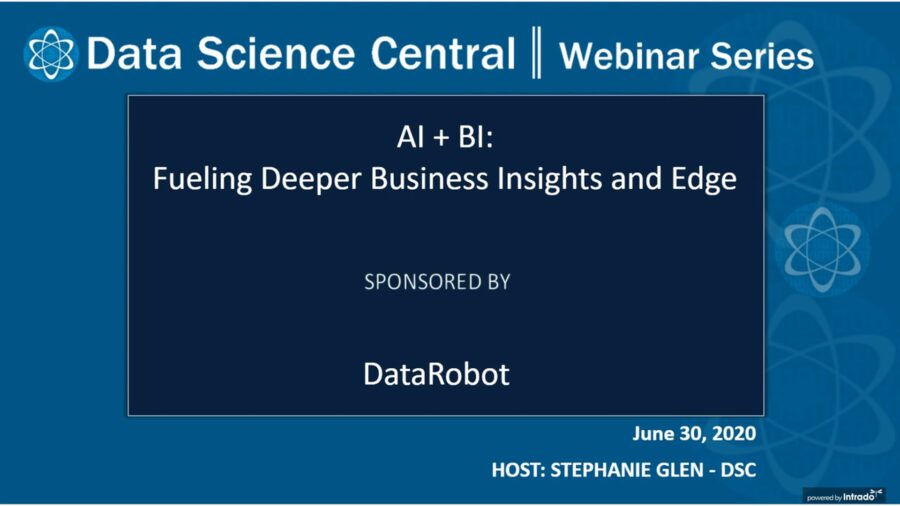 DSC Webinar Series: AI + BI: Fueling Deeper Business Insights and Edge – Vimeo thumbnail