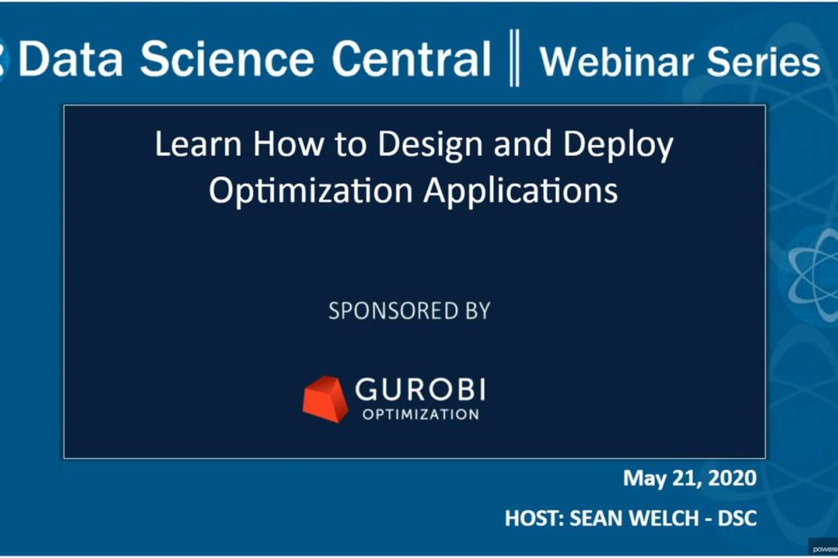 DSC Webinar Series: Learn How to Design and Deploy Optimization Applications – Vimeo thumbnail