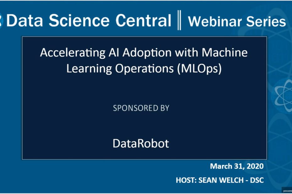 DSC Webinar Series: Accelerating AI Adoption with Machine Learning Operations (MLOps) – Vimeo thumbnail