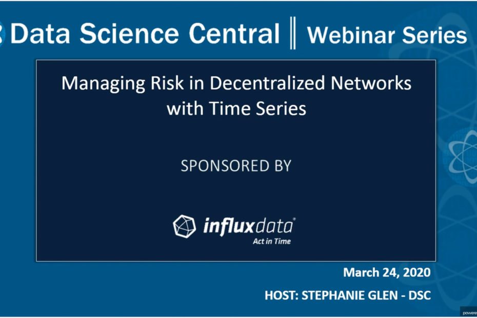 DSC Webinar Series: Managing Risk in Decentralized Networks with Time Series – Vimeo thumbnail