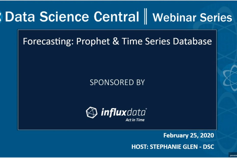 DSC Webinar Series: Forecasting: Prophet & Time Series Database – Vimeo thumbnail