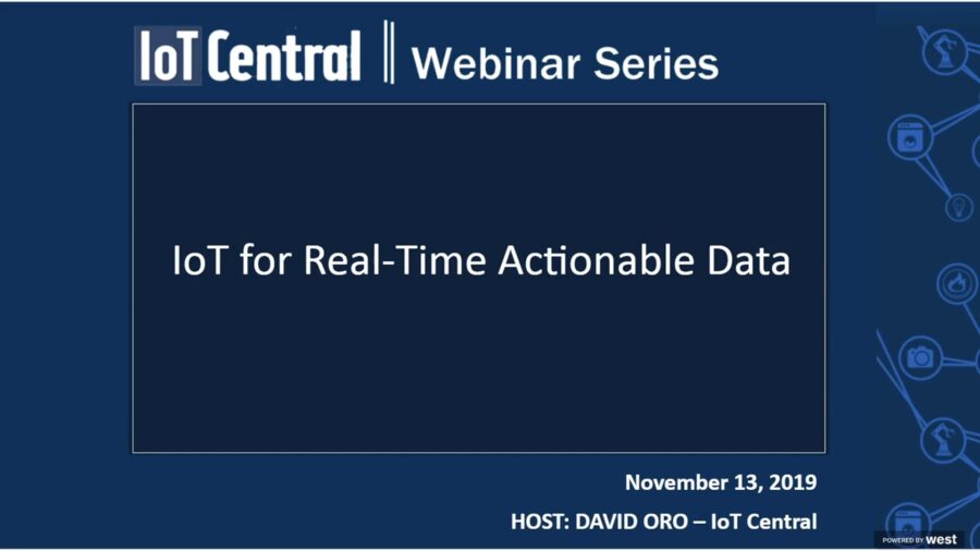 IoTC Webinar Series: Real-Time Actionable Data Analytics – Vimeo thumbnail