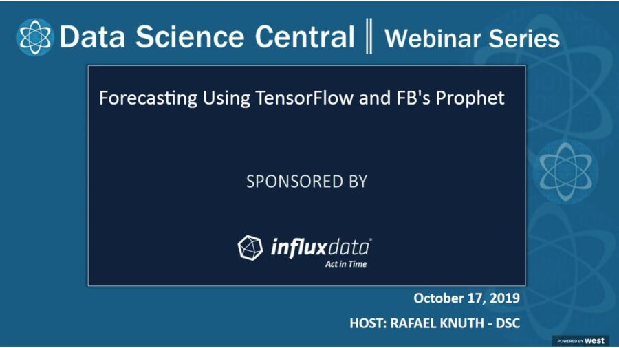 DSC Webinar Series: Forecasting Using TensorFlow and FB’s Prophet – Vimeo thumbnail