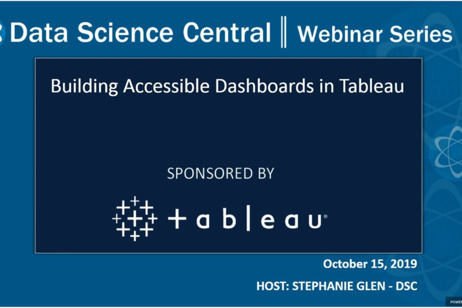 DSC Webinar Series: Building Accessible Dashboards in Tableau – Vimeo thumbnail