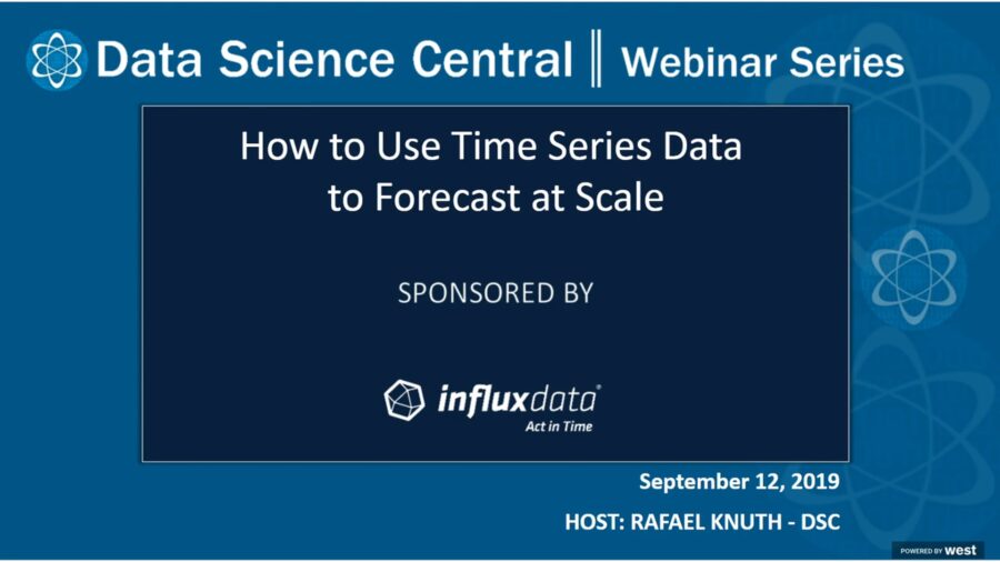 DSC Webinar Series: How to Use Time Series Data to Forecast at Scale – Vimeo thumbnail