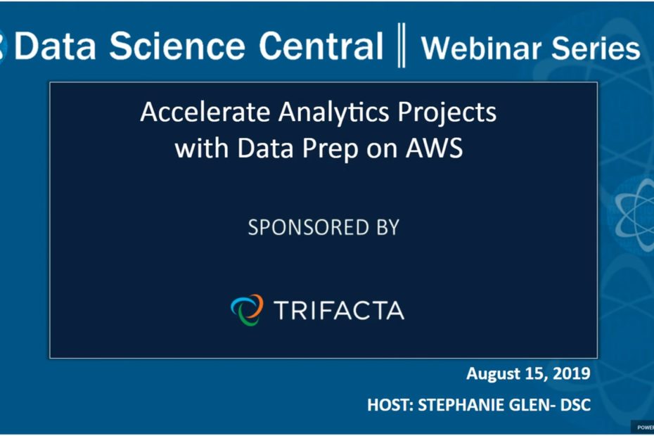 DSC Webinar Series: Accelerate Analytics Projects with Data Prep on AWS – Vimeo thumbnail