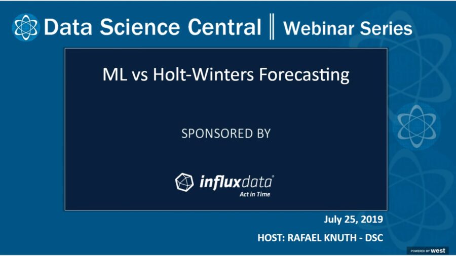 DSC Webinar Series: ML vs Holt-Winters Forecasting – Vimeo thumbnail