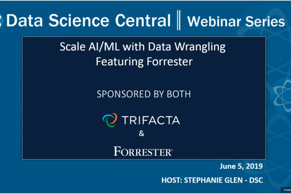 DSC Webinar Series: Scale AI/ML with Data Wrangling Featuring Forrester – Vimeo thumbnail