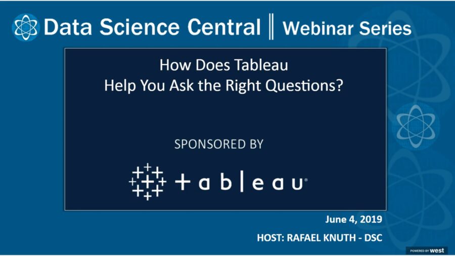 DSC Webinar Series: How Does Tableau Help You Ask the Right Questions? – Vimeo thumbnail
