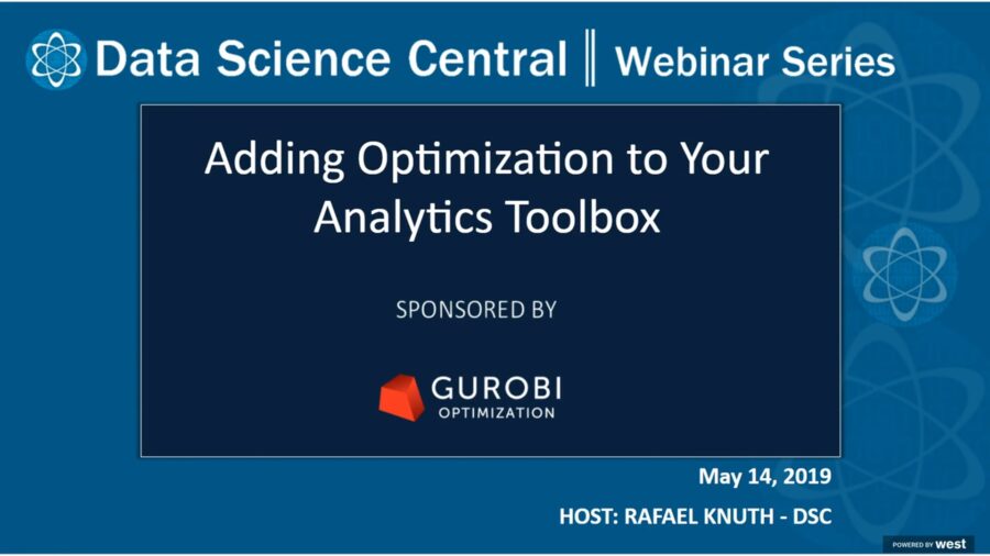 DSC Webinar Series: Adding Optimization to Your Analytics Toolbox – Vimeo thumbnail