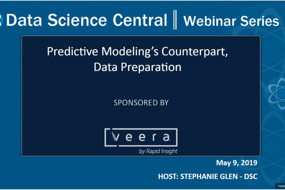 DSC Webinar Series: Predictive Modeling’s Counterpart, Data Preparation – Vimeo thumbnail