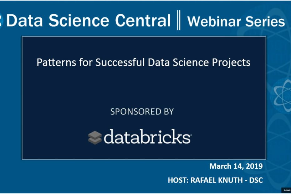 DSC Webinar Series: Patterns for Successful Data Science Projects – Vimeo thumbnail