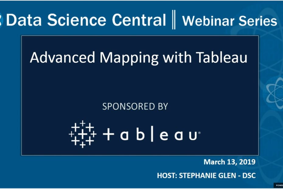 DSC Webinar Series: Advanced Mapping with Tableau – Vimeo thumbnail