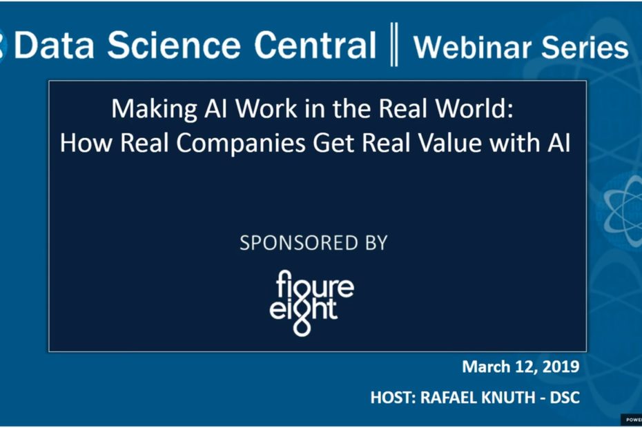 DSC Webinar Series: Making AI Work in the Real World: How Real Companies Get Real Value with AI – Vimeo thumbnail