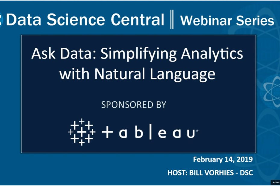 DSC Webinar Series: Ask Data: Simplifying Analytics with Natural Language – Vimeo thumbnail