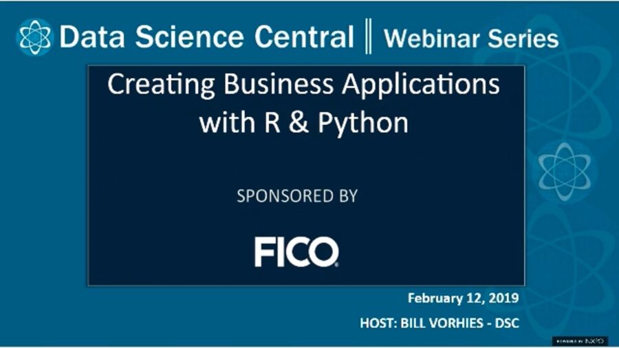 DSC Webinar Series: Creating Business Applications With R & Python – Vimeo thumbnail