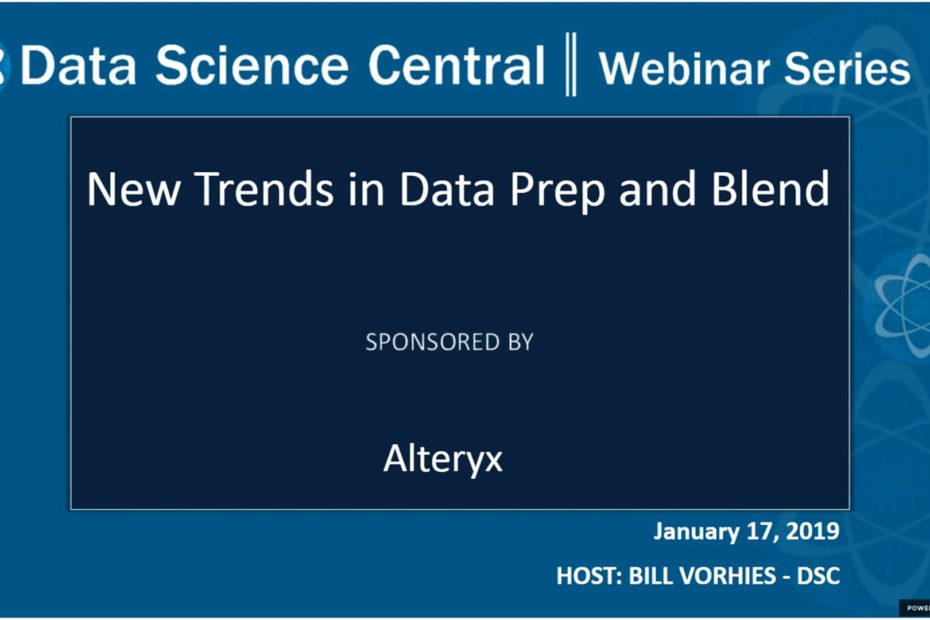 DSC Webinar Series: New Trends in Data Prep and Blend – Vimeo thumbnail