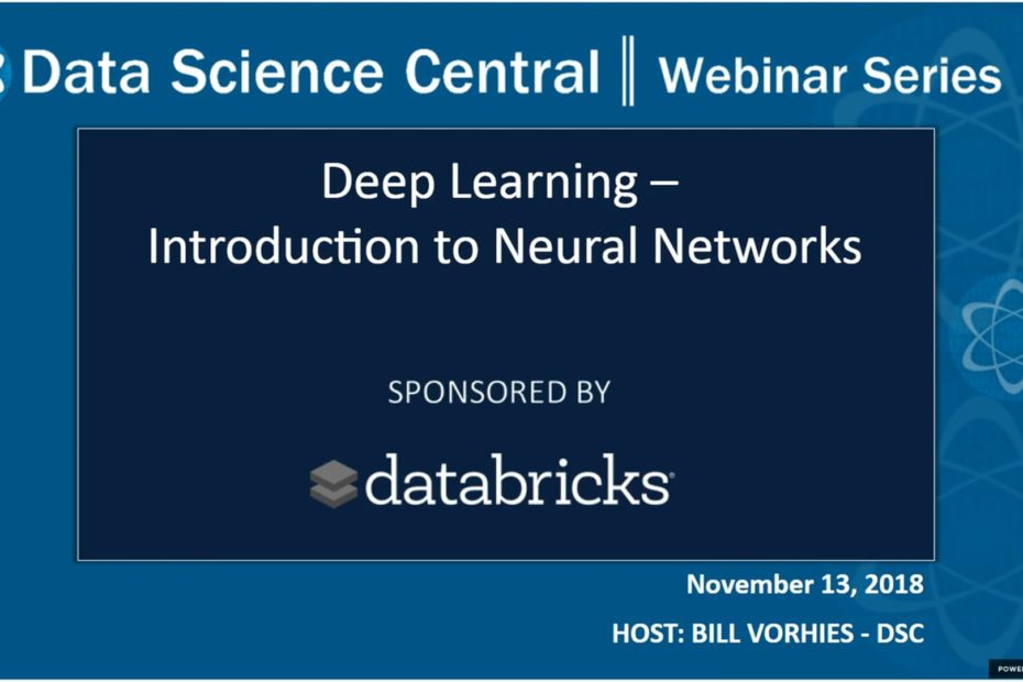 DSC Webinar Series: Deep Learning – Introduction to Neural Networks – Vimeo thumbnail