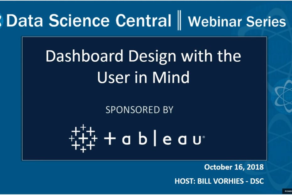 DSC Webinar Series: Dashboard Design with the User in Mind – Vimeo thumbnail