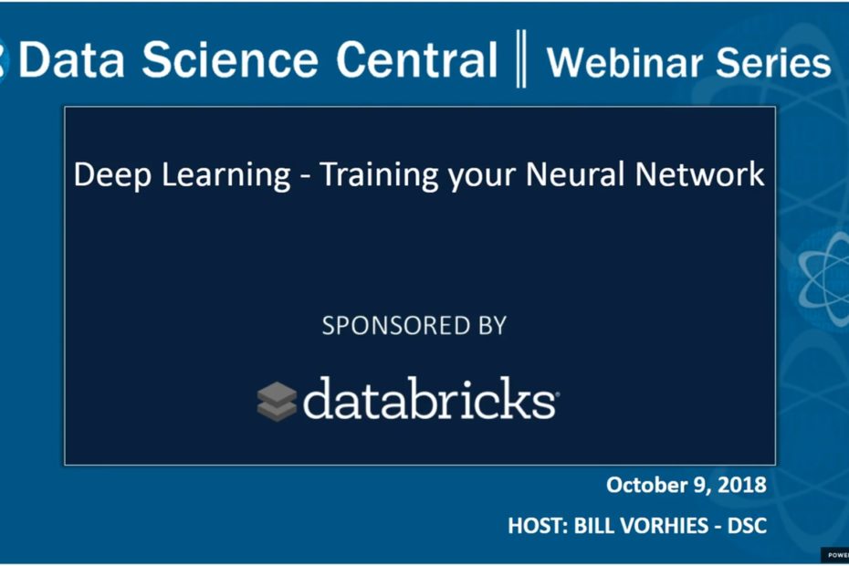 DSC Webinar Series: Deep Learning – Training your Neural Network – Vimeo thumbnail