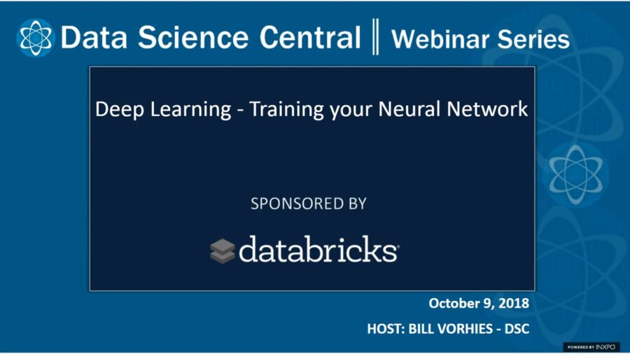 DSC Webinar Series: Deep Learning – Training your Neural Network – Vimeo thumbnail