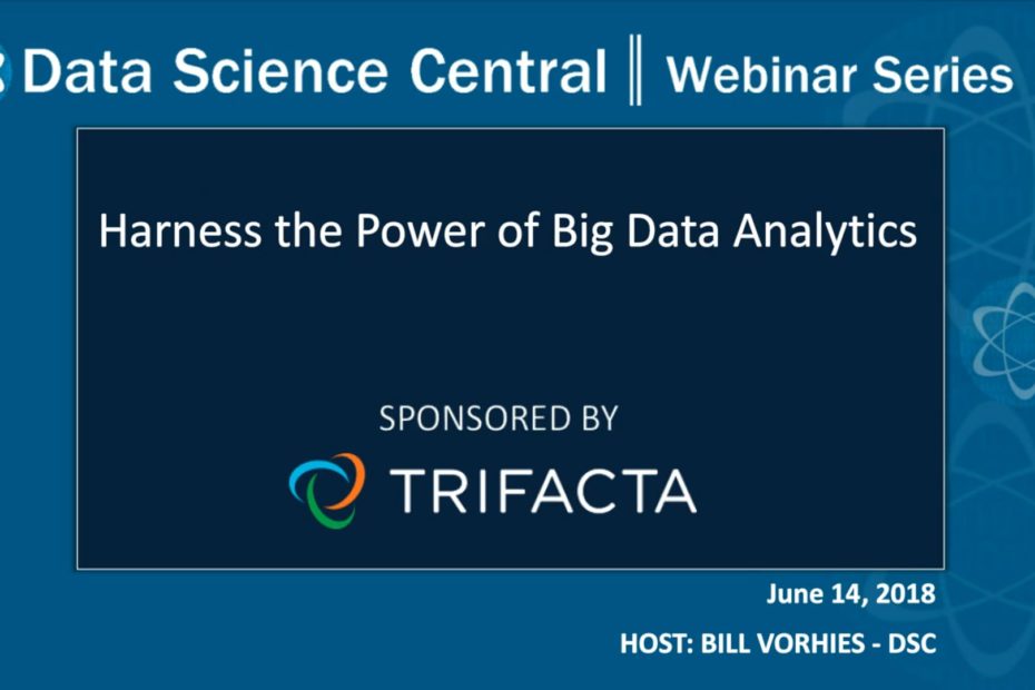 DSC Webinar Series: Harness the Power of Big Data Analytics – Vimeo thumbnail