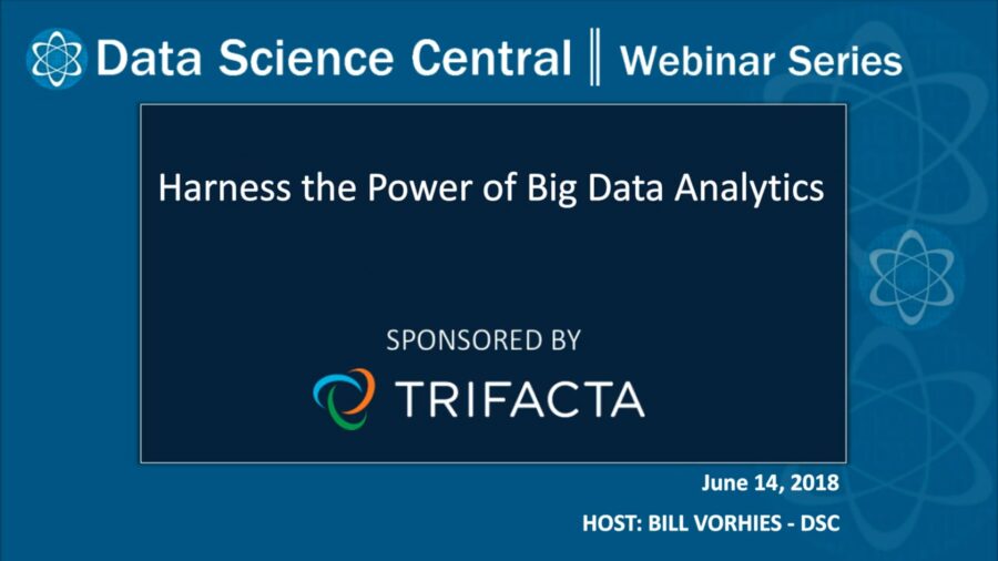 DSC Webinar Series: Harness the Power of Big Data Analytics – Vimeo thumbnail