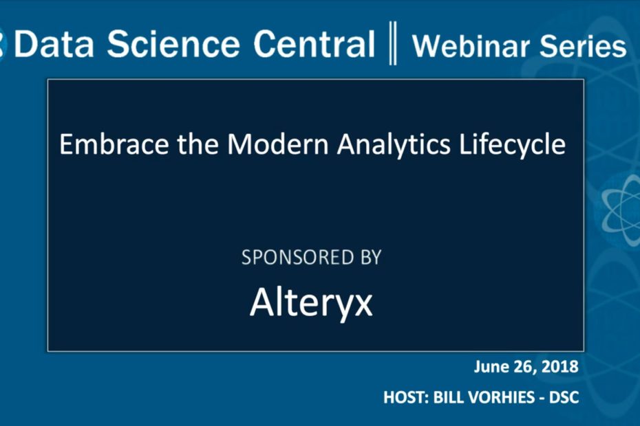 DSC Webinar Series: Embrace the Modern Analytics Lifecycle – Vimeo thumbnail