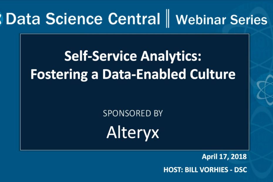 DSC Webinar Series: Self-Service Analytics: Fostering a Data-Enabled Culture – Vimeo thumbnail