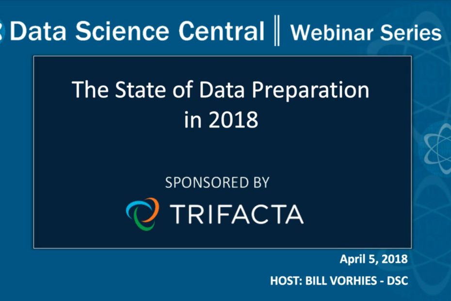 DSC Webinar Series: The State of Data Preparation in 2018 – Vimeo thumbnail