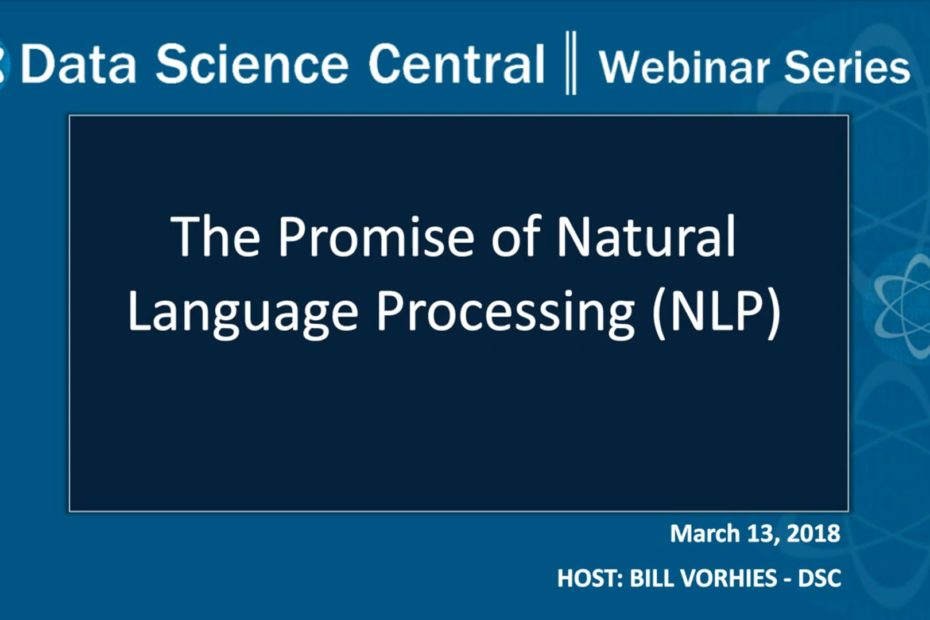 DSC Webinar Series: The Promise of Natural Language Processing (NLP) – Vimeo thumbnail