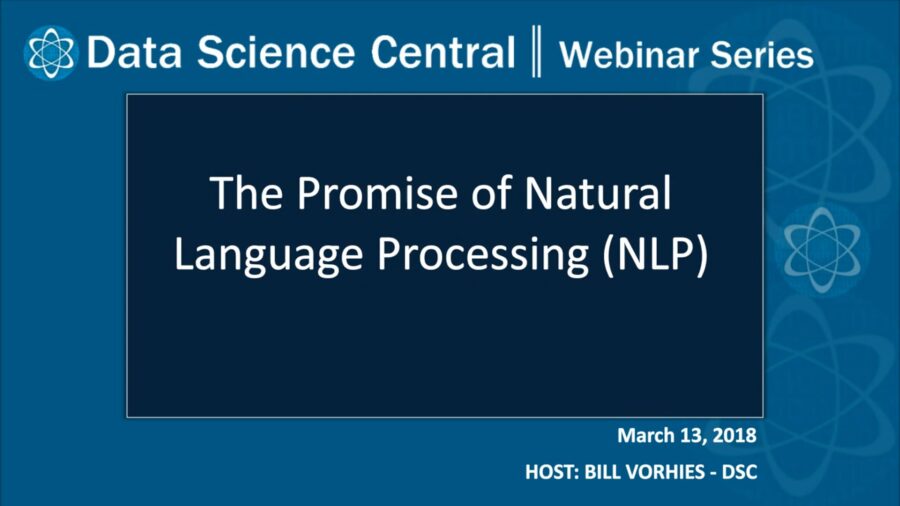 DSC Webinar Series: The Promise of Natural Language Processing (NLP) – Vimeo thumbnail