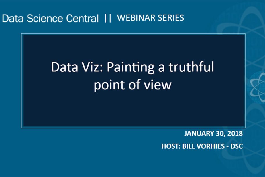 DSC Webinar Series: Data Viz: Painting a Truthful Point of View – Vimeo thumbnail